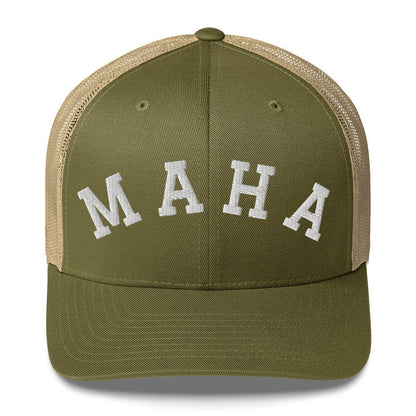 MAHA Collegiate Trucker Cap - Team Kennedy Official Merchandise