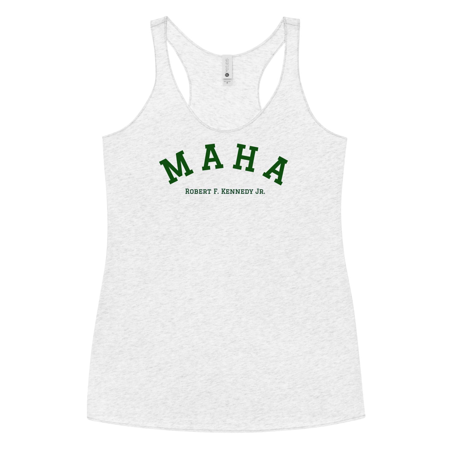 MAHA Collegiate Women's Racerback Tank - Team Kennedy Official Merchandise