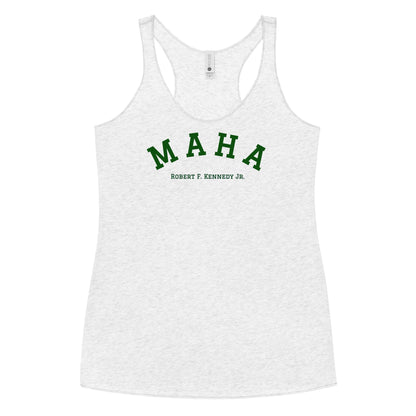 MAHA Collegiate Women's Racerback Tank - Team Kennedy Official Merchandise