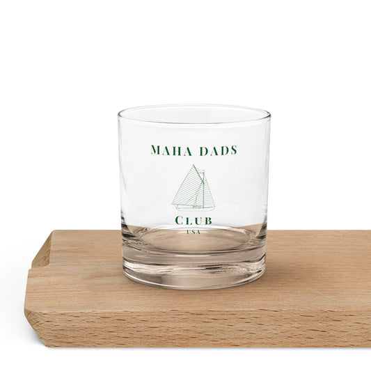 MAHA Dads Club Rocks Glass - Team Kennedy Official Merchandise