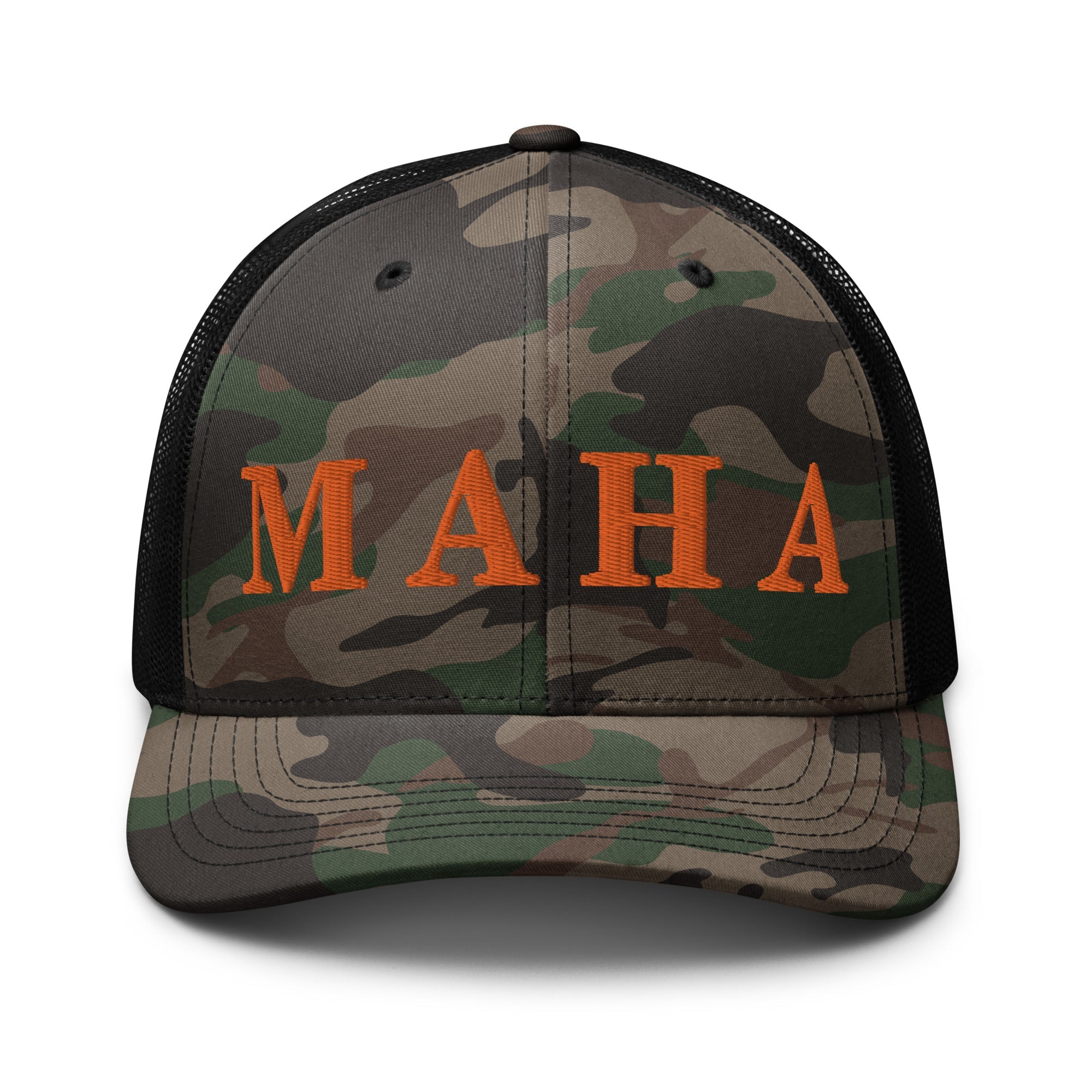 Embroidered camo hats no minimum online