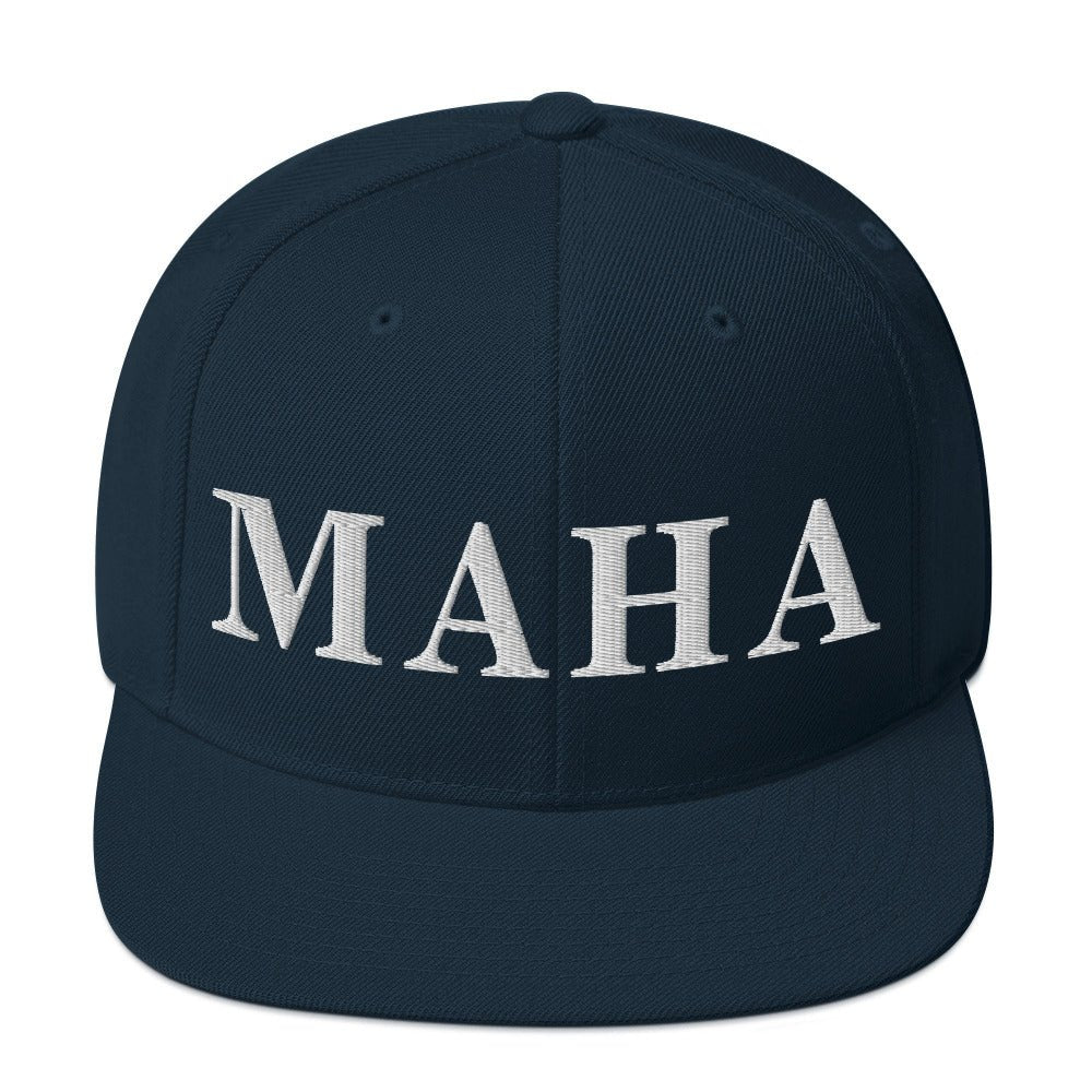 MAHA Embroidery Snapback Hat - Team Kennedy Official Merchandise