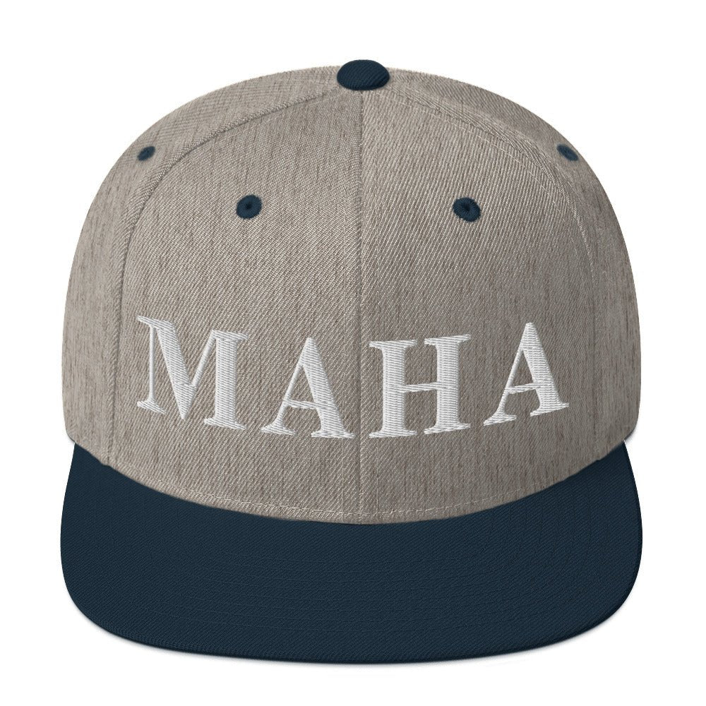 MAHA Embroidery Snapback Hat - Team Kennedy Official Merchandise