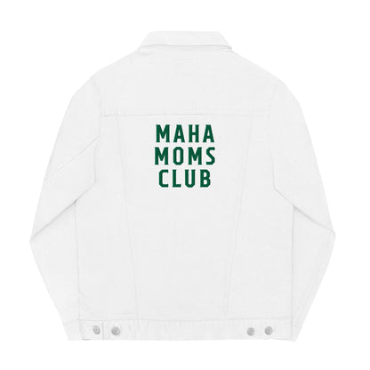 MAHA Moms Club Embroidered Unisex Denim Jacket - Team Kennedy Official Merchandise