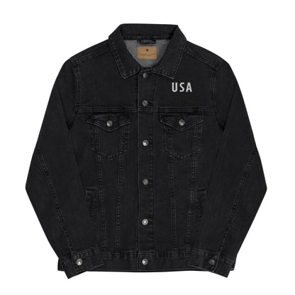 MAHA Moms Club Embroidered Unisex Denim Jacket - Team Kennedy Official Merchandise