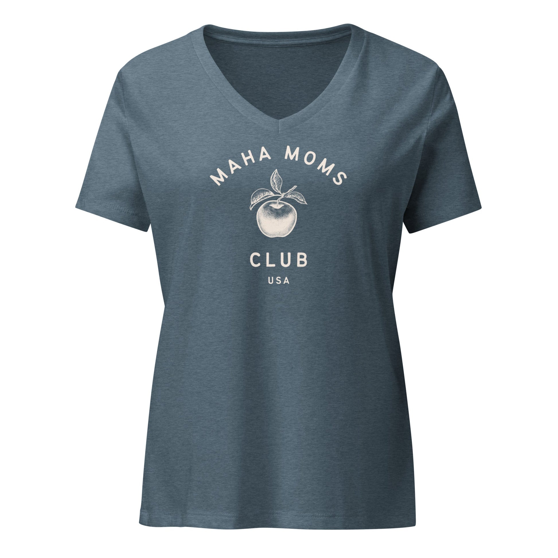 MAHA Moms Club Women’s Relaxed V - Neck Tee - Team Kennedy Official Merchandise