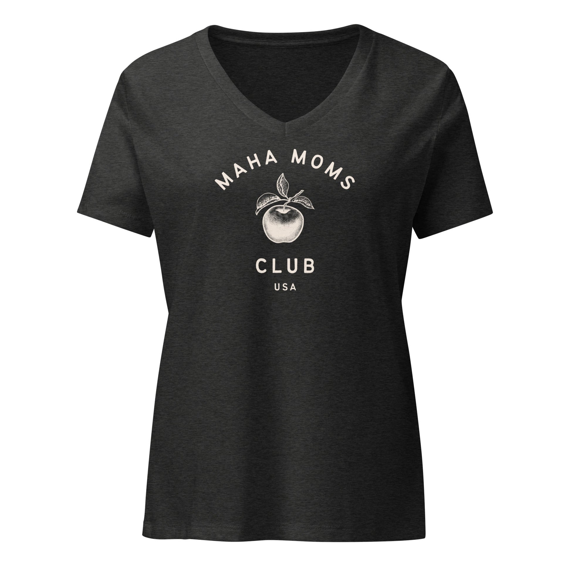 MAHA Moms Club Women’s Relaxed V - Neck Tee - Team Kennedy Official Merchandise