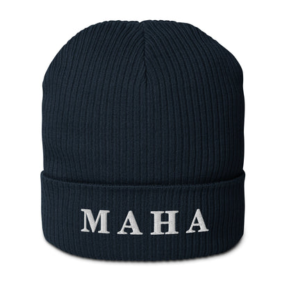 MAHA Organic Ribbed Beanie - Team Kennedy Official Merchandise