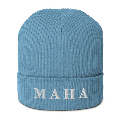 MAHA Organic Ribbed Beanie - Team Kennedy Official Merchandise