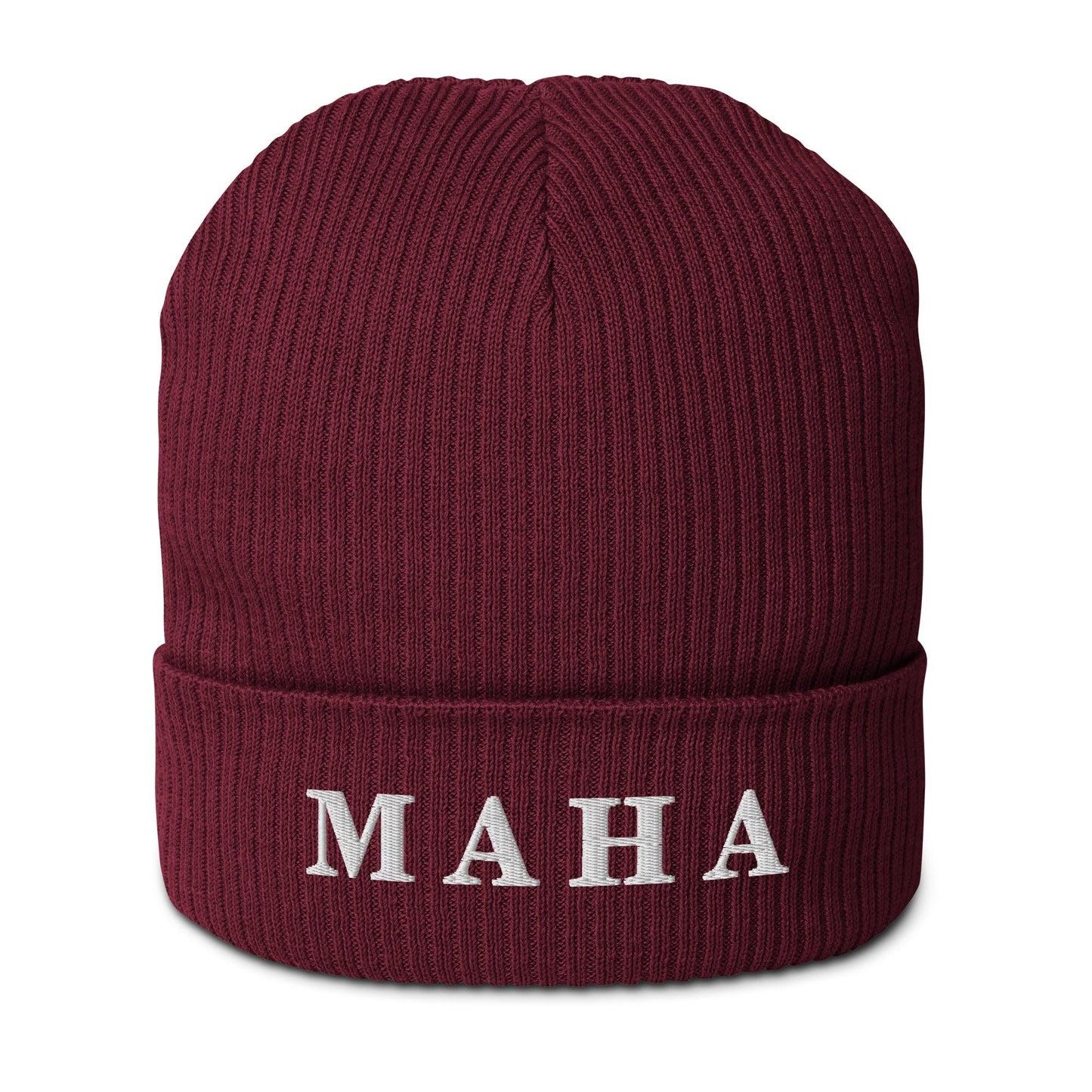 MAHA Organic Ribbed Beanie - Team Kennedy Official Merchandise