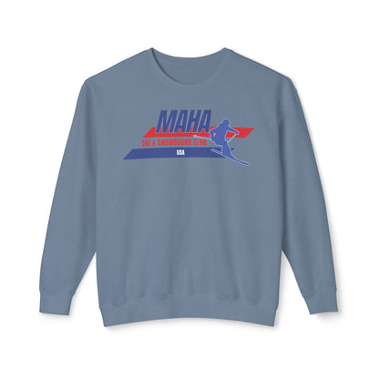 MAHA Ski & Snowboard Club Unisex Lightweight Crewneck Sweatshirt - Team Kennedy Official Merchandise