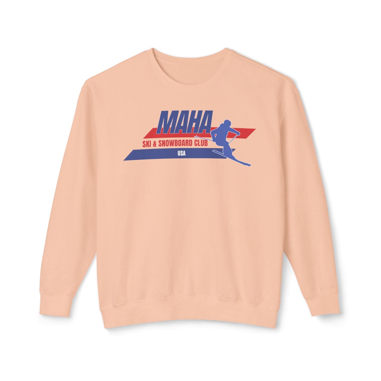 MAHA Ski & Snowboard Club Unisex Lightweight Crewneck Sweatshirt - Team Kennedy Official Merchandise