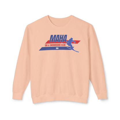 MAHA Ski & Snowboard Club Unisex Lightweight Crewneck Sweatshirt - Team Kennedy Official Merchandise