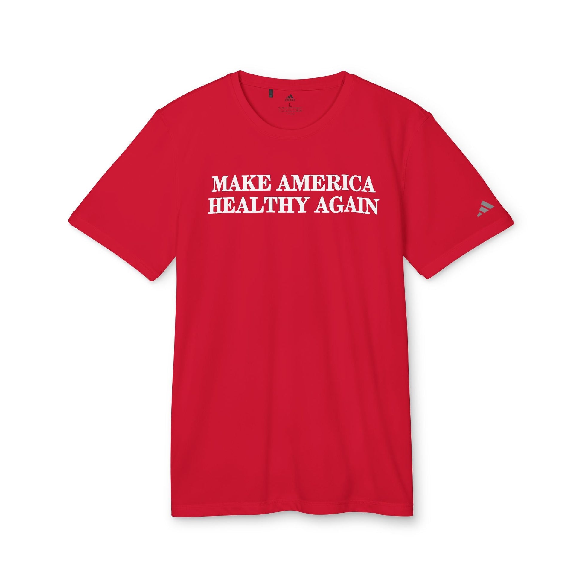 Make America Healthy Again Adidas Unisex Sport Tee - Team Kennedy Official Merchandise