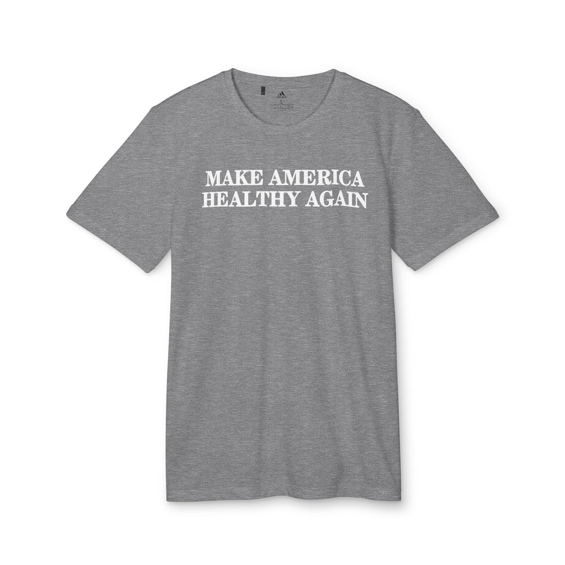 Make America Healthy Again Adidas Unisex Sport Tee - Team Kennedy Official Merchandise