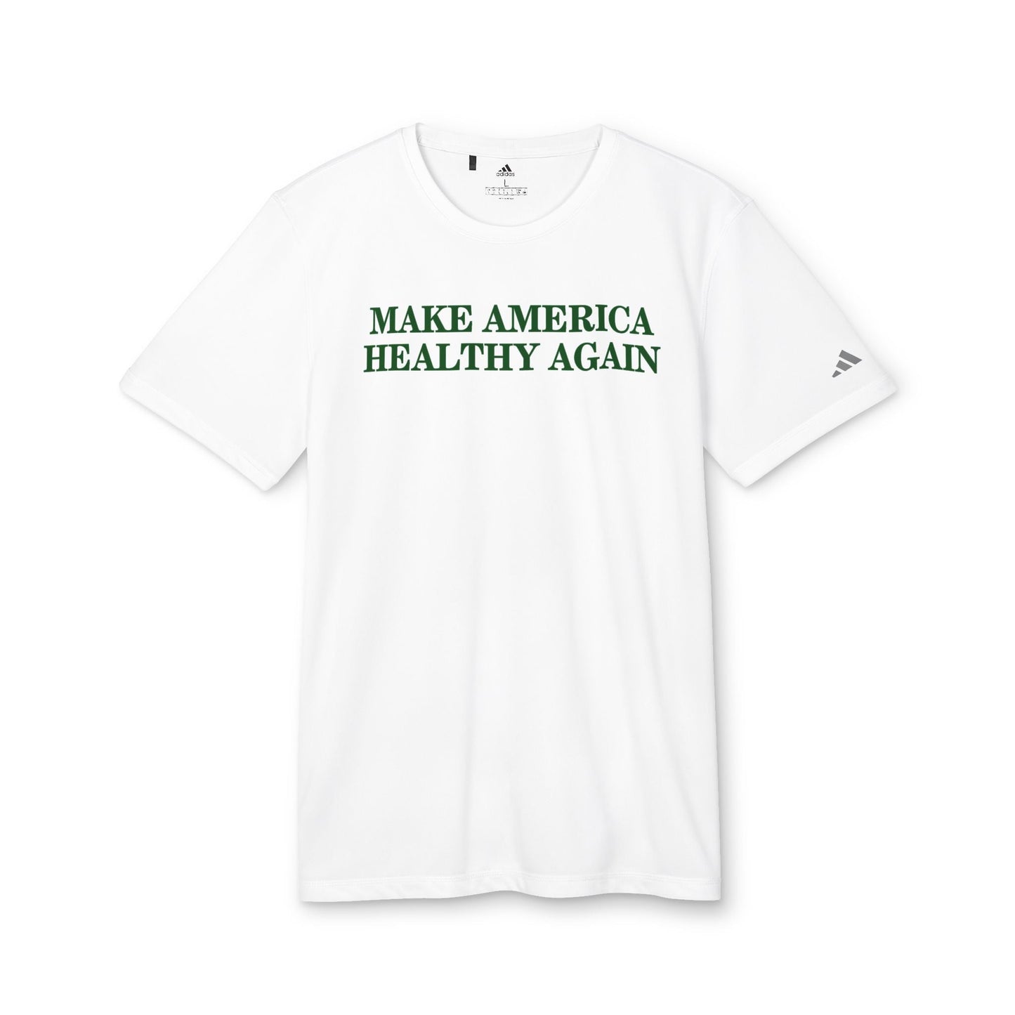 Make America Healthy Again Adidas Unisex Sport Tee - Team Kennedy Official Merchandise