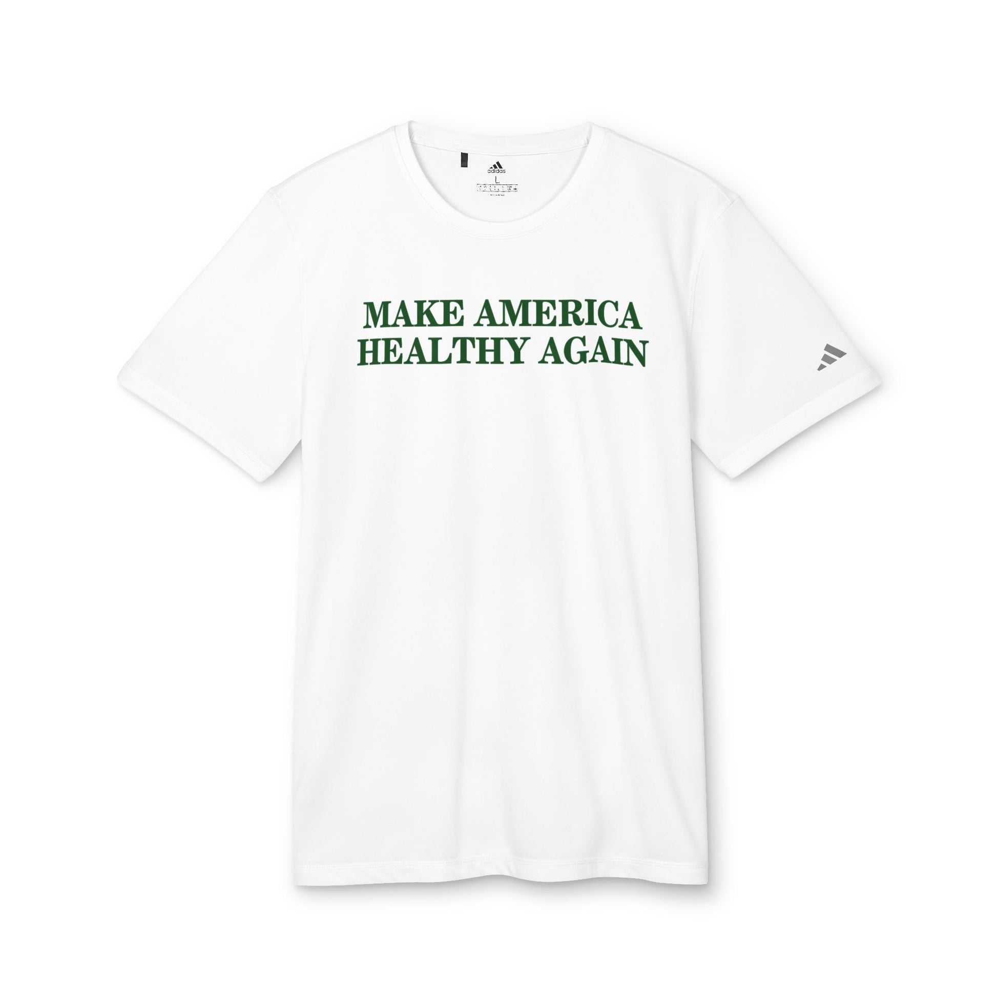 Make America Healthy Again Adidas Unisex Sport Tee - Team Kennedy Official Merchandise