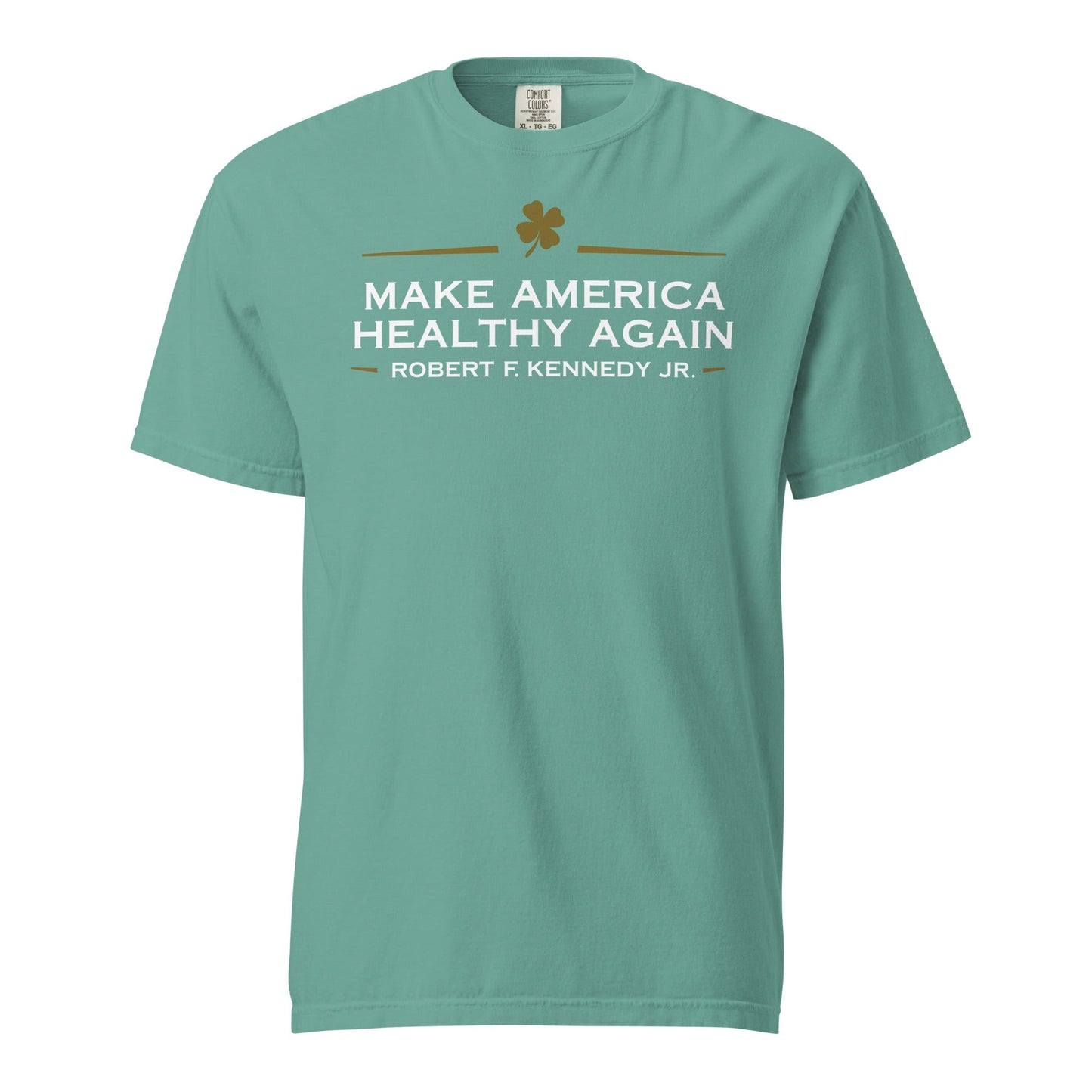 Make America Healthy Again Clover Unisex Heavyweight Tee - Team Kennedy Official Merchandise