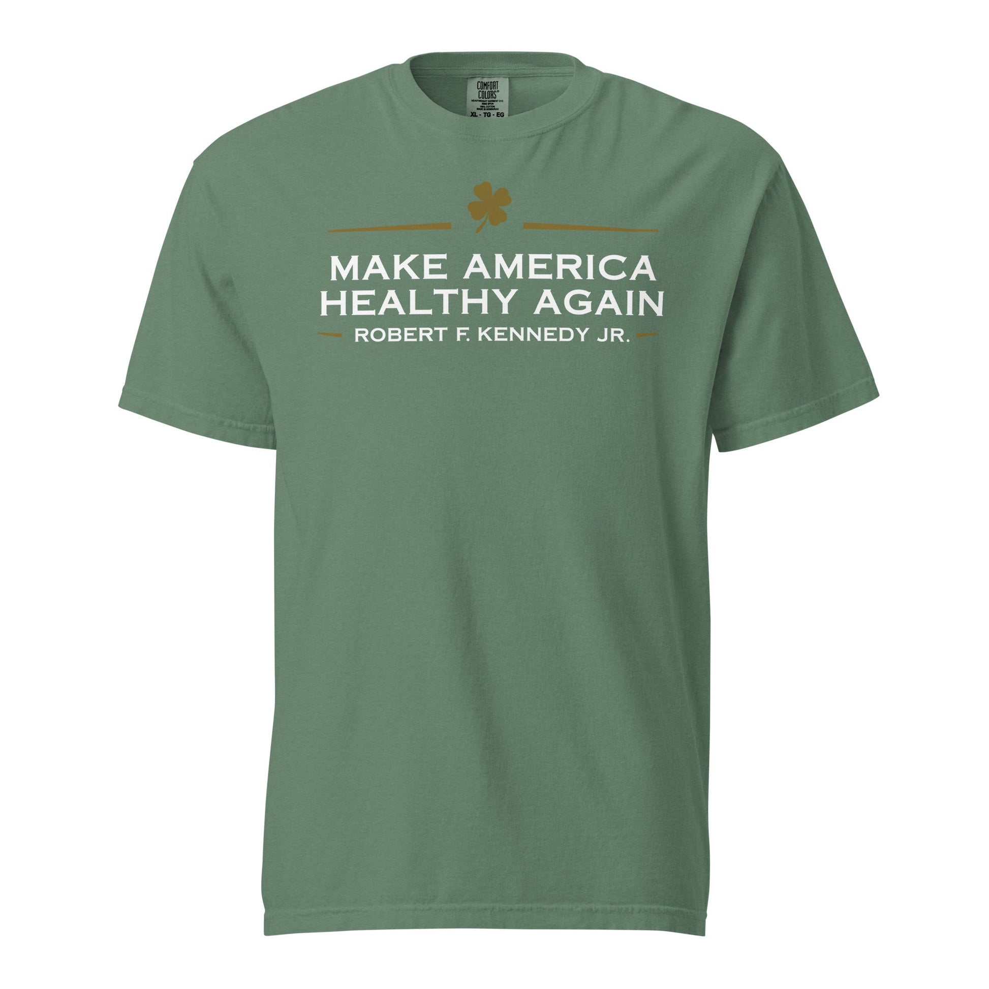 Make America Healthy Again Clover Unisex Heavyweight Tee - Team Kennedy Official Merchandise