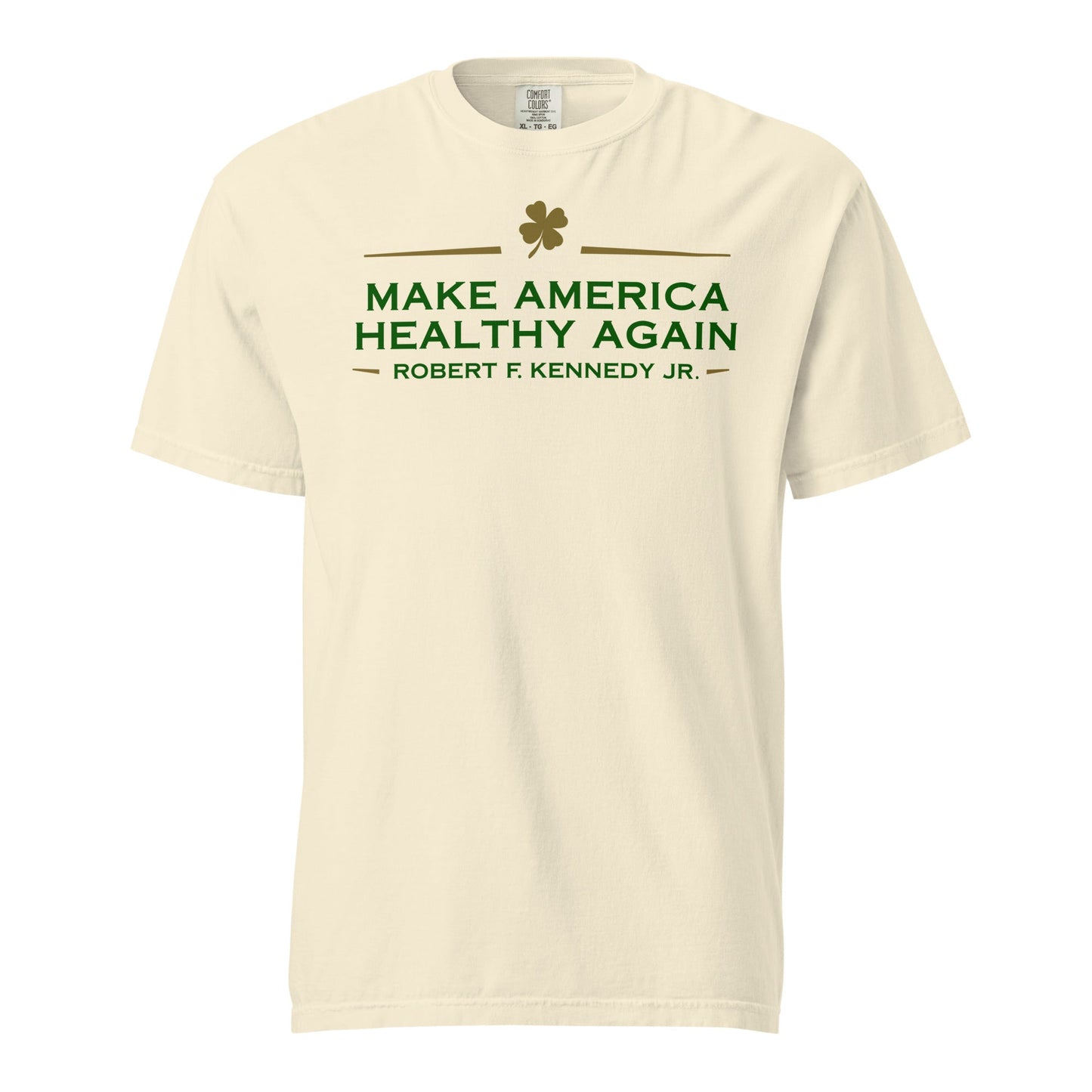 Make America Healthy Again Clover Unisex Heavyweight Tee - Team Kennedy Official Merchandise