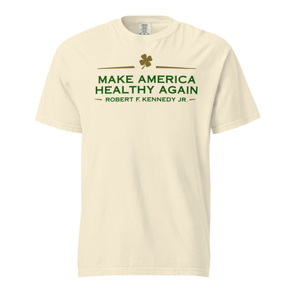 Make America Healthy Again Clover Unisex Heavyweight Tee - Team Kennedy Official Merchandise