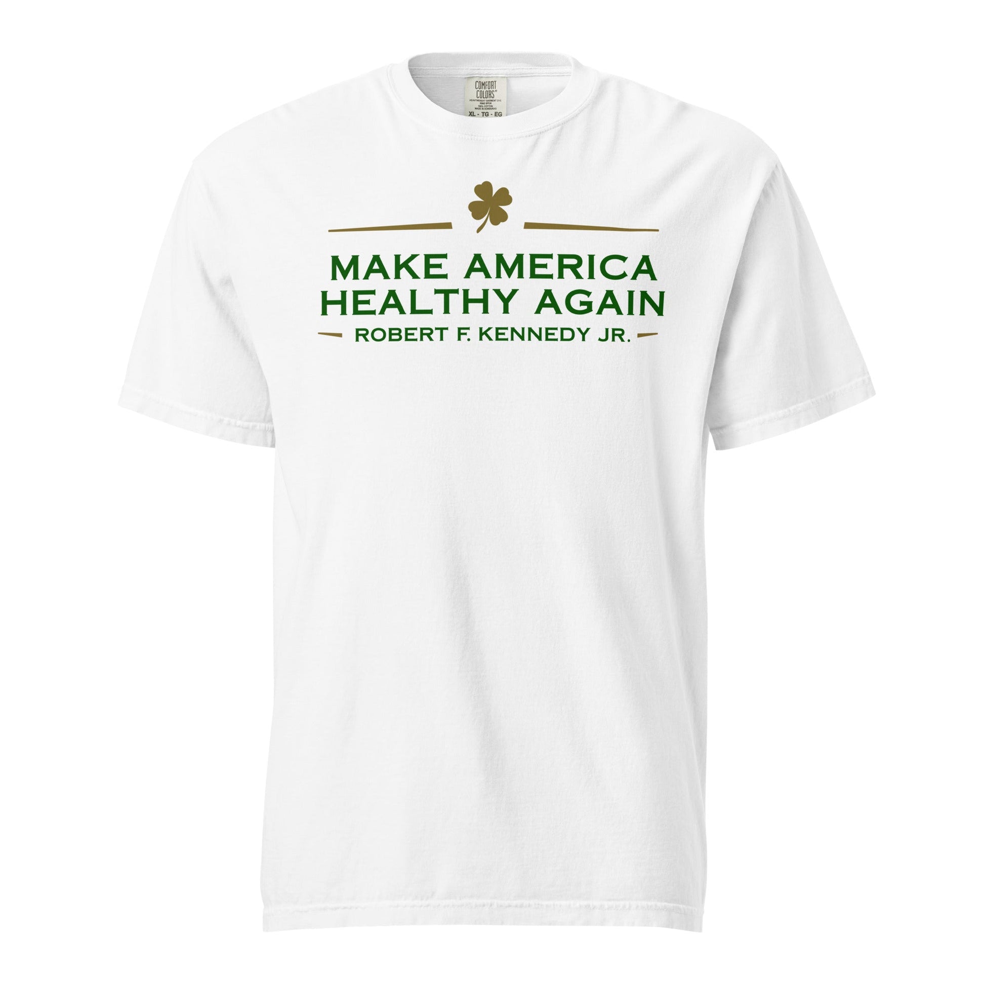 Make America Healthy Again Clover Unisex Heavyweight Tee - Team Kennedy Official Merchandise