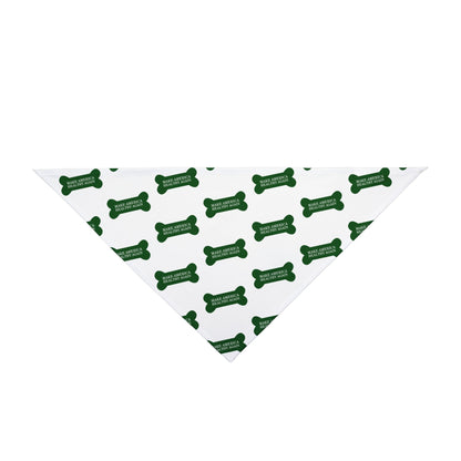 Make America Healthy Again Dog Bone Pet Bandana - Team Kennedy Official Merchandise