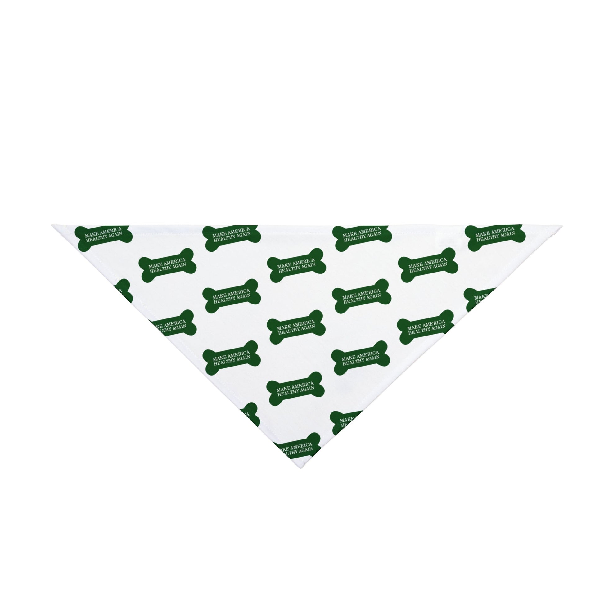 Make America Healthy Again Dog Bone Pet Bandana - Team Kennedy Official Merchandise