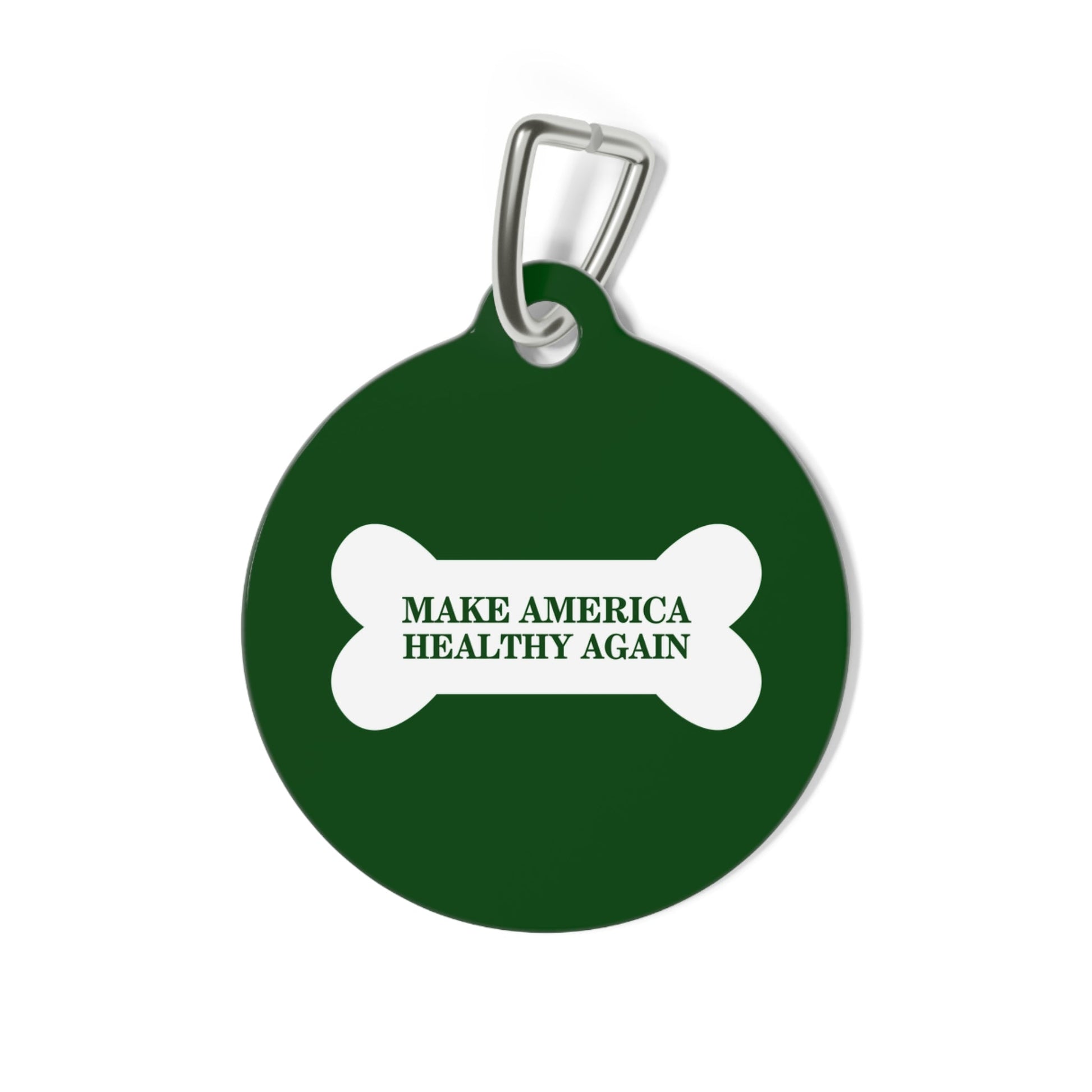 Make America Healthy Again Dog Bone Pet Tag - Team Kennedy Official Merchandise