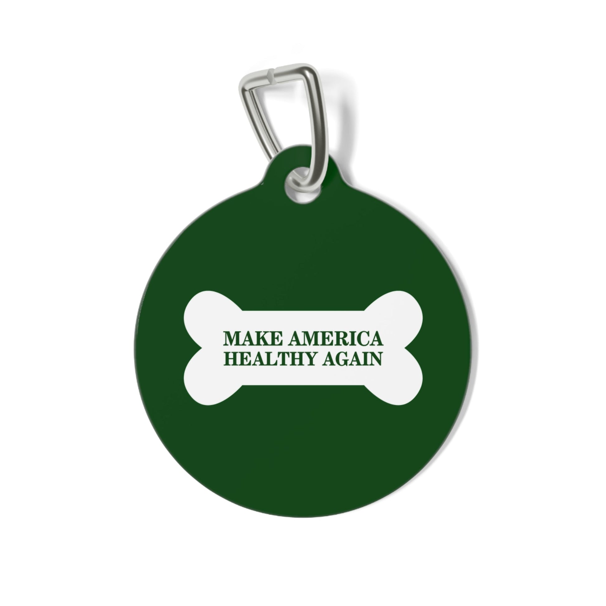 Make America Healthy Again Dog Bone Pet Tag - Team Kennedy Official Merchandise