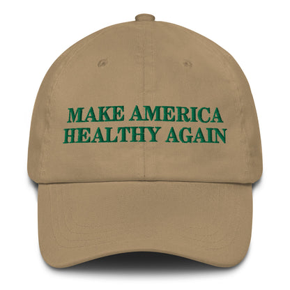 Make America Healthy Again Embroidered Dad hat - Team Kennedy Official Merchandise