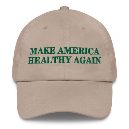 Make America Healthy Again Embroidered Dad hat - Team Kennedy Official Merchandise