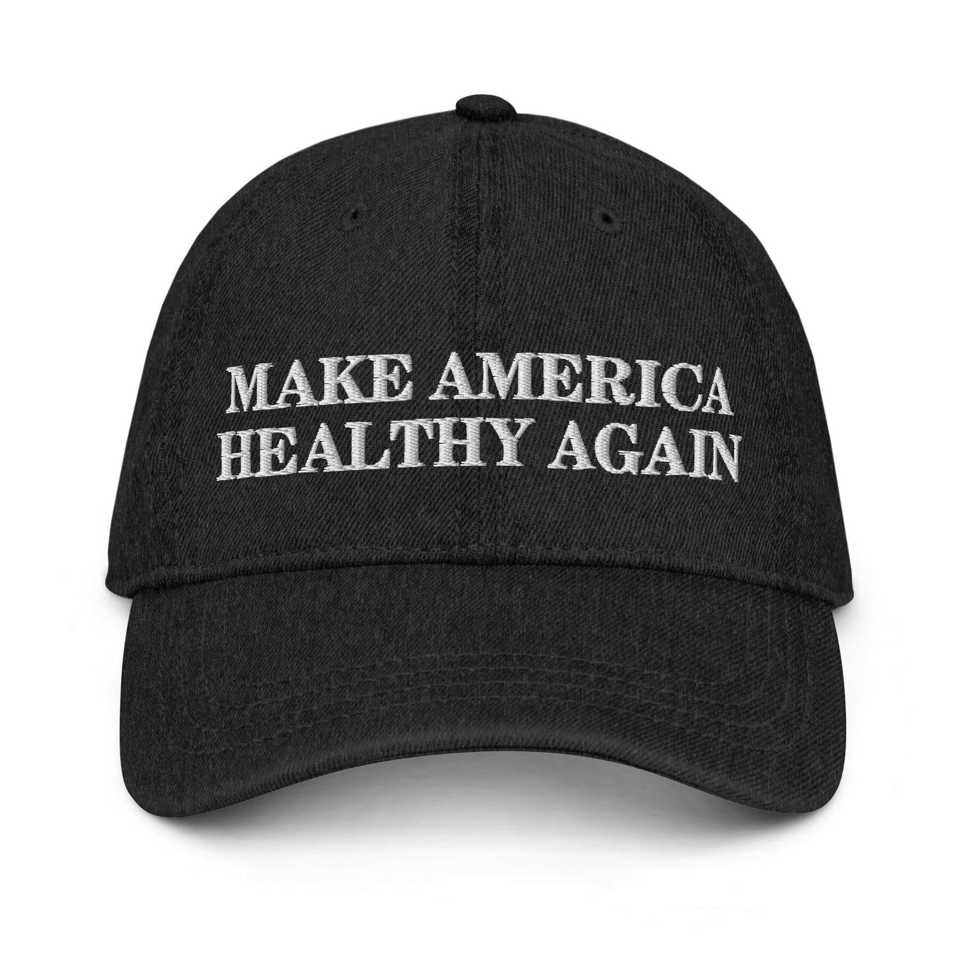 Make America Healthy Again Embroidered Denim Hat - Team Kennedy Official Merchandise