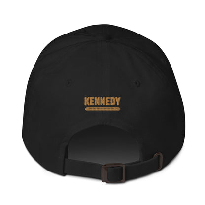 Make America Healthy Again Embroidered Gold Onyx Dad hat - Team Kennedy Official Merchandise