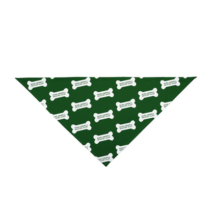 Make America Healthy Again Green Dog Bone Pet Bandana - Team Kennedy Official Merchandise