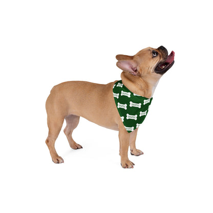 Make America Healthy Again Green Dog Bone Pet Bandana - Team Kennedy Official Merchandise