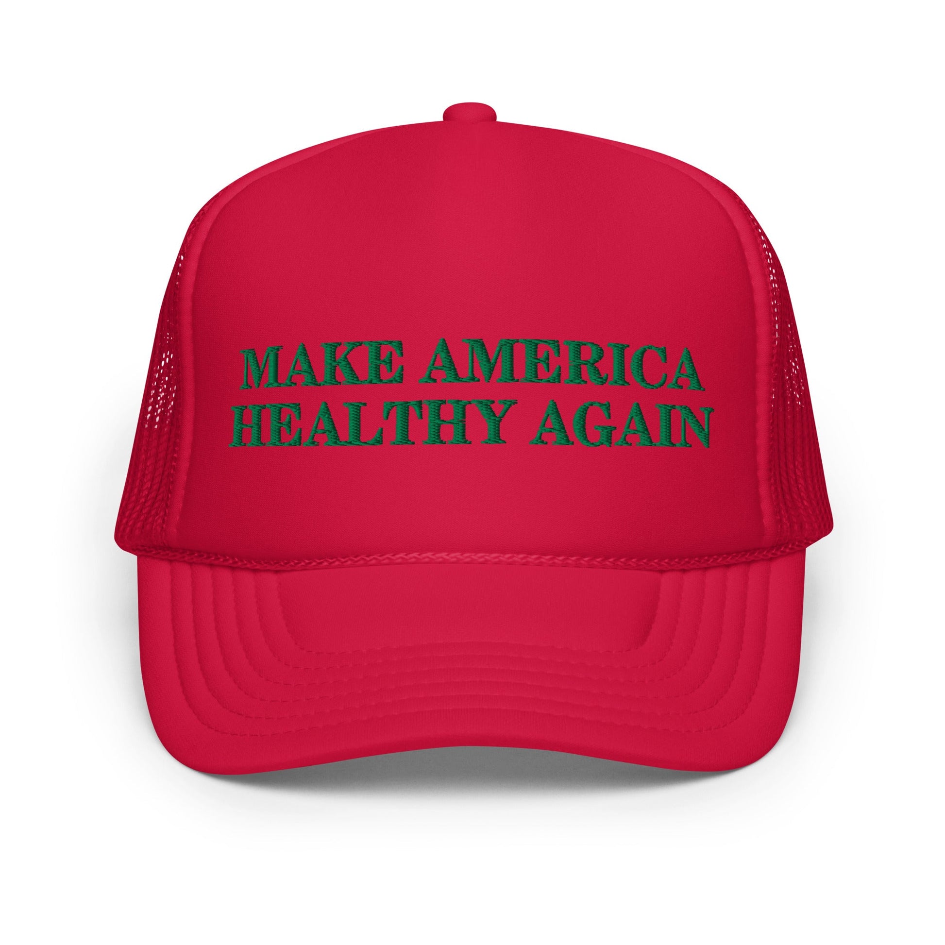 Make America Healthy Again Holiday Foam Trucker Hat - Team Kennedy Official Merchandise