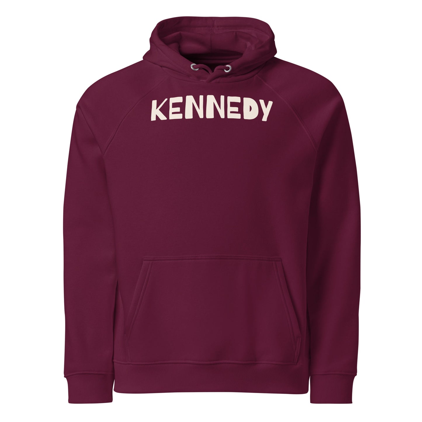 Make America Healthy Again II Back Unisex Eco Raglan Hoodie - Team Kennedy Official Merchandise