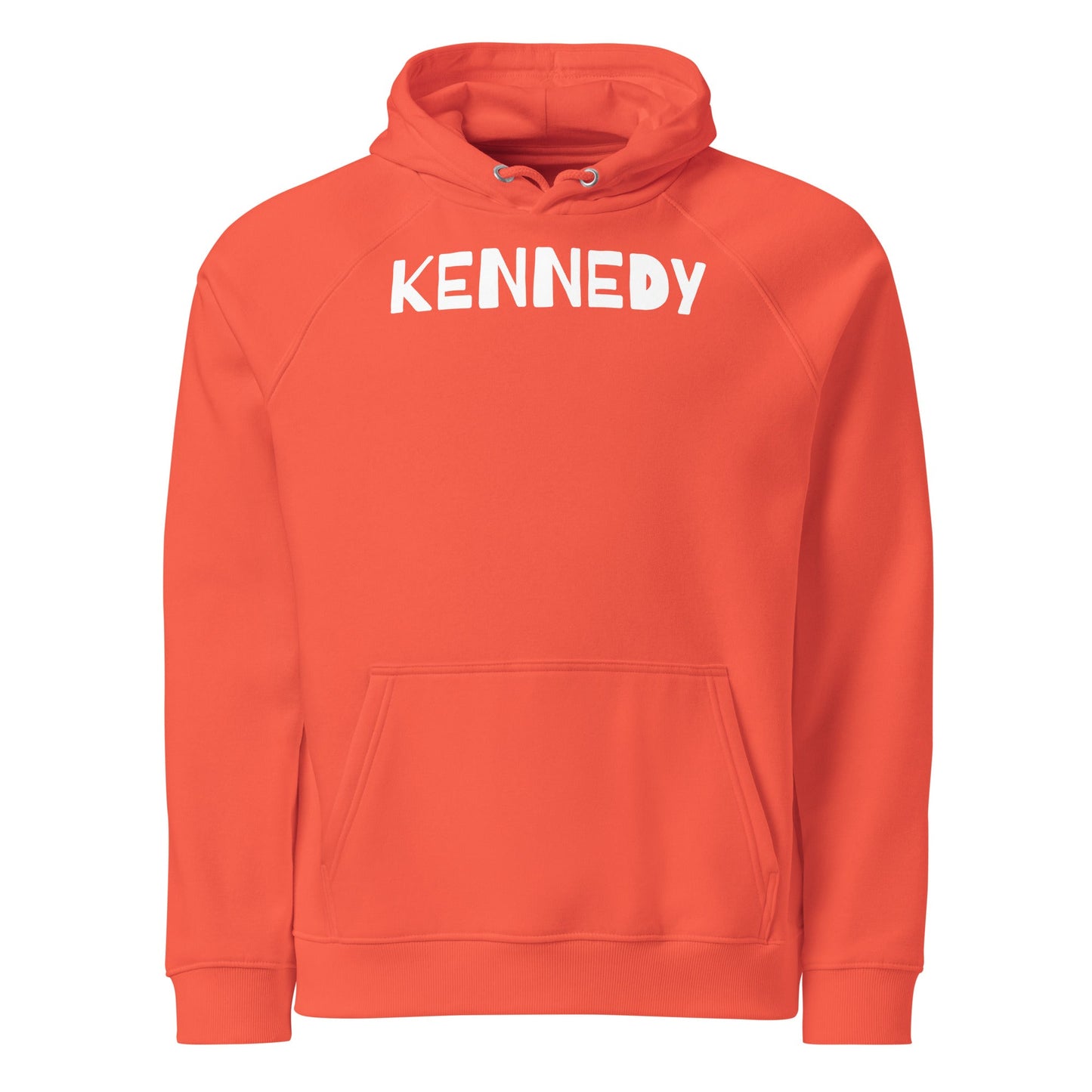 Make America Healthy Again II Back Unisex Eco Raglan Hoodie - Team Kennedy Official Merchandise