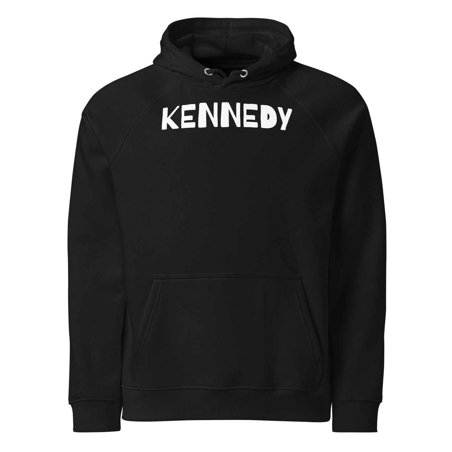 Make America Healthy Again II Back Unisex Eco Raglan Hoodie - Team Kennedy Official Merchandise