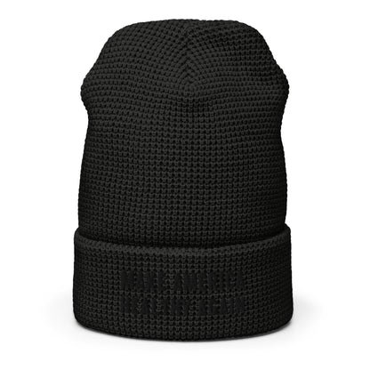 Make America Healthy Again II Onyx Waffle Beanie - Team Kennedy Official Merchandise