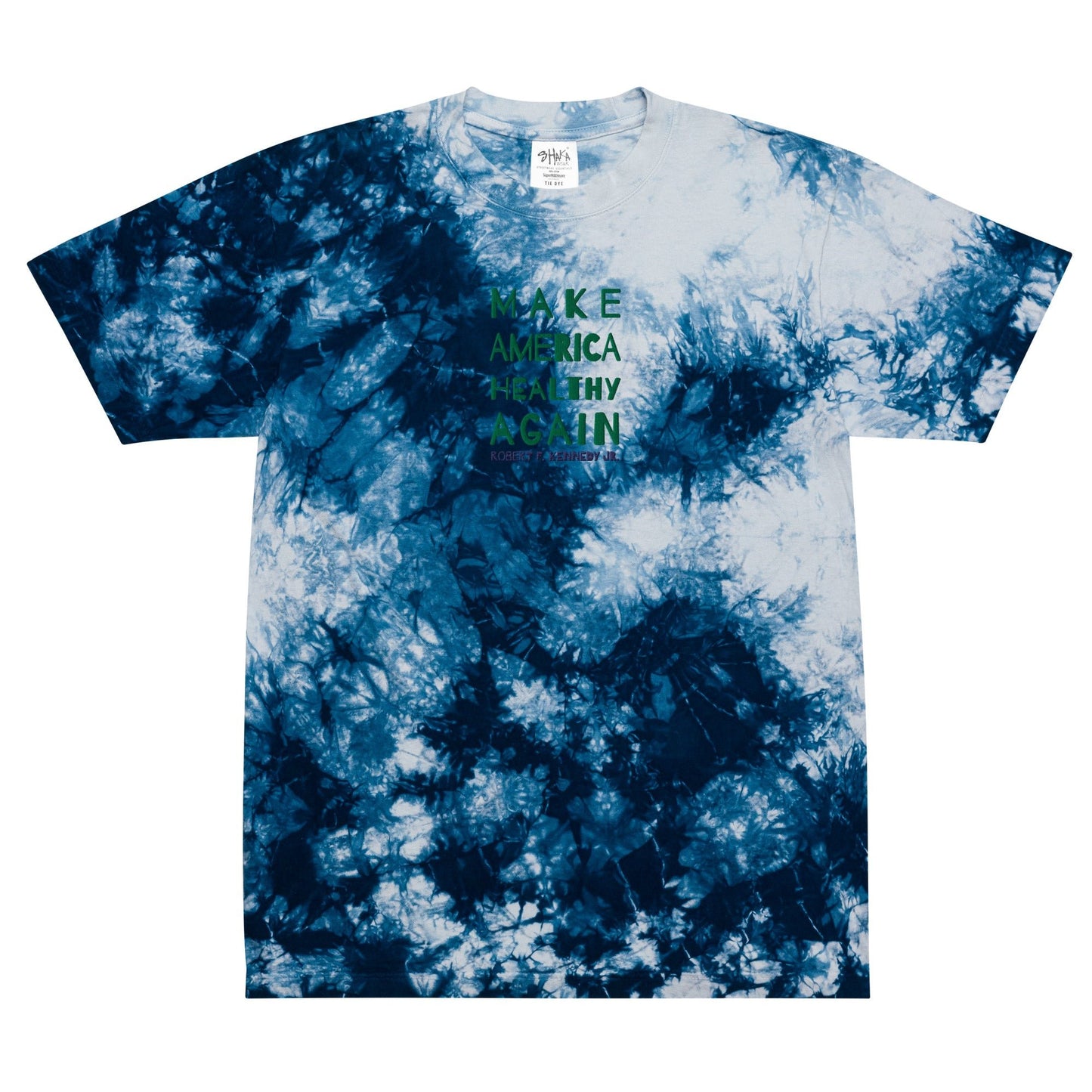 Make America Healthy Again II Oversized Tie - Dye Tee - Team Kennedy Official Merchandise