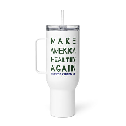 Make America Healthy Again II Travel Mug with a Handle - Team Kennedy Official Merchandise