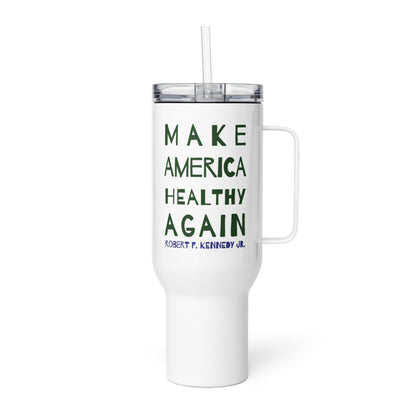 Make America Healthy Again II Travel Mug with a Handle - Team Kennedy Official Merchandise