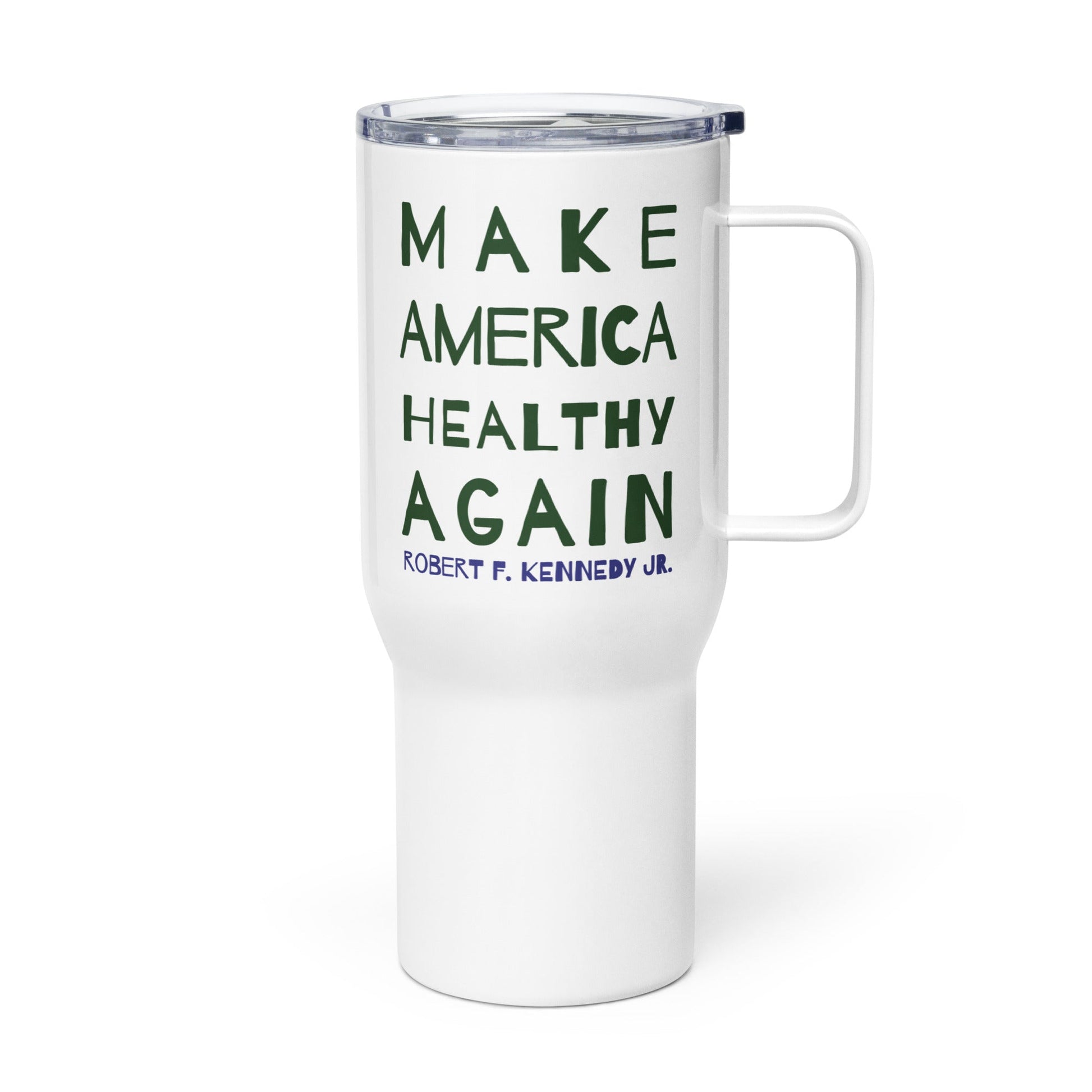 Make America Healthy Again II Travel Mug with a Handle - Team Kennedy Official Merchandise