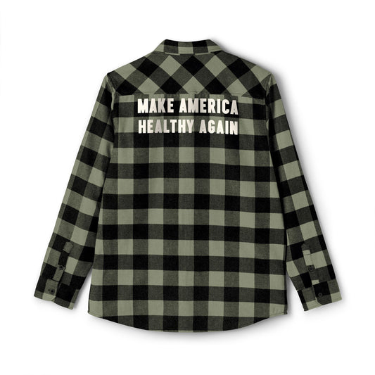 Make America Healthy Again II Unisex Flannel Shirt - Team Kennedy Official Merchandise