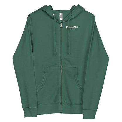 Make America Healthy Again II Unisex Fleece Zip Up Hoodie - Team Kennedy Official Merchandise