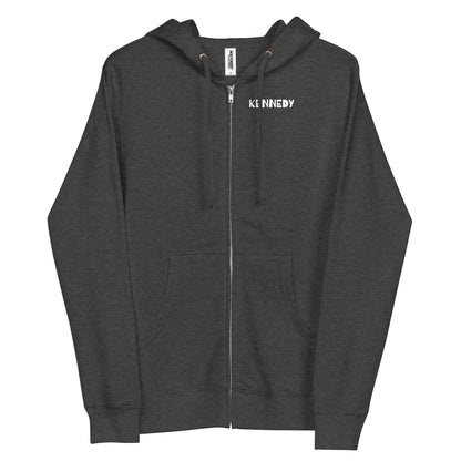 Make America Healthy Again II Unisex Fleece Zip Up Hoodie - Team Kennedy Official Merchandise