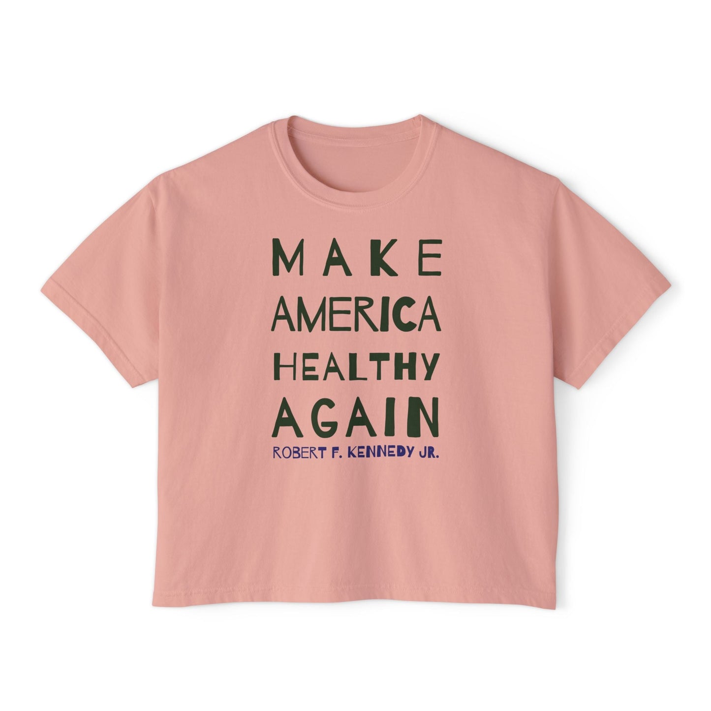 Make America Healthy Again II Women's Boxy Tee - Team Kennedy Official Merchandise