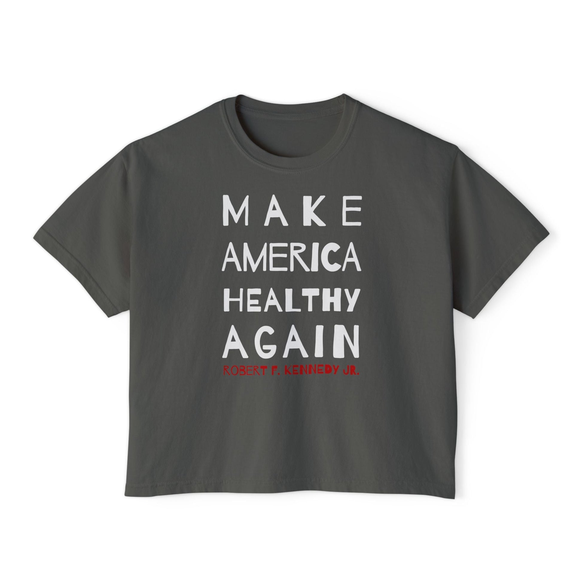 Make America Healthy Again II Women's Boxy Tee - Team Kennedy Official Merchandise